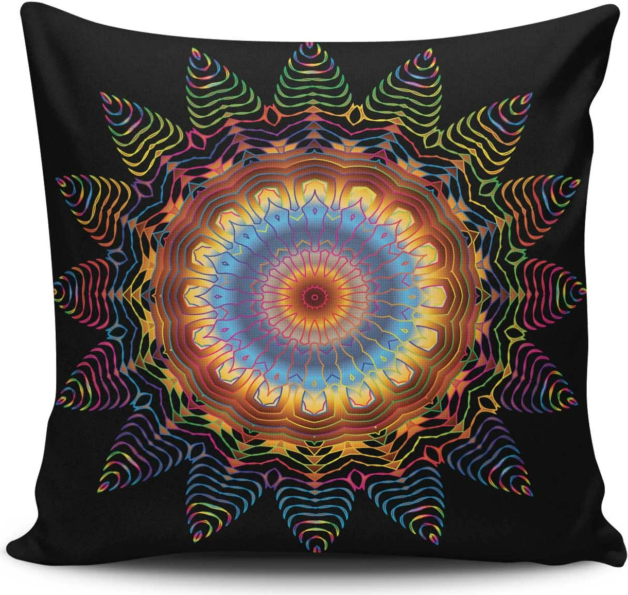 Okrasna blazina, Aberto Design MANDALA-32, večbarvna, 43 x 43 cm