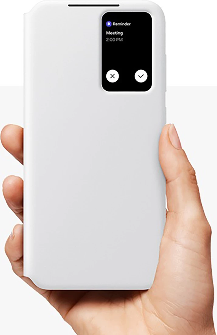 Ovitek za telefon Smart View Wallet za Galaxy S24 FE, Samsung EF-ZS721CWEGWW, bel