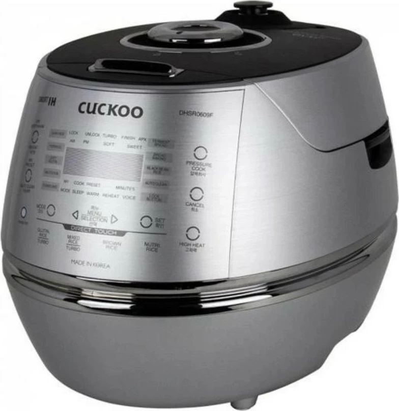 Kuhalnik za rižo Cuckoo CRP-DHSR0609F, 1,08 L, indukcijski tlak, srebrn