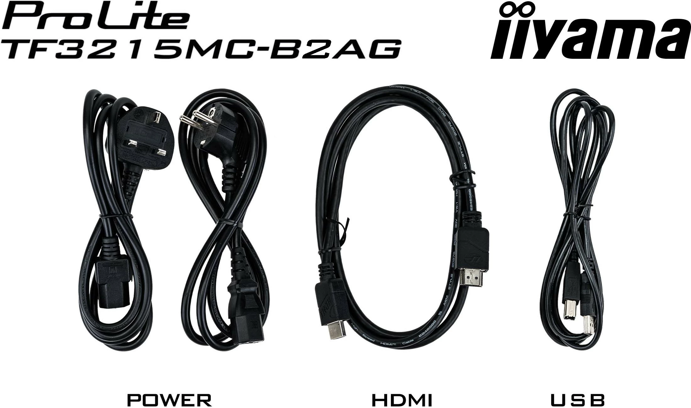 Zaslonska enota 31,5" Full HD na dotik iiyama ProLite TF3215MC-B2AG, črna