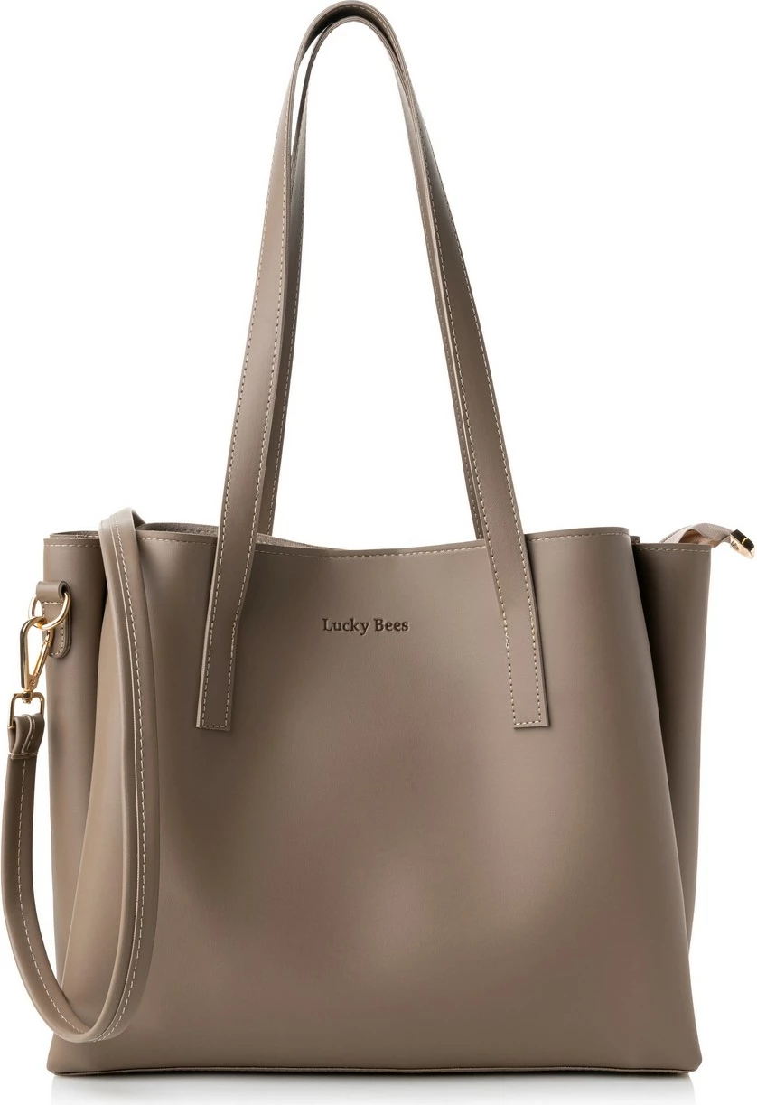 Tote torba Lucky Bees 1257, temno mink