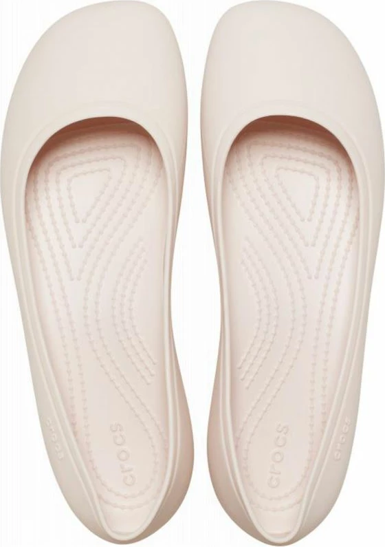 Kopalke Crocs Brooklyn Flat, krem