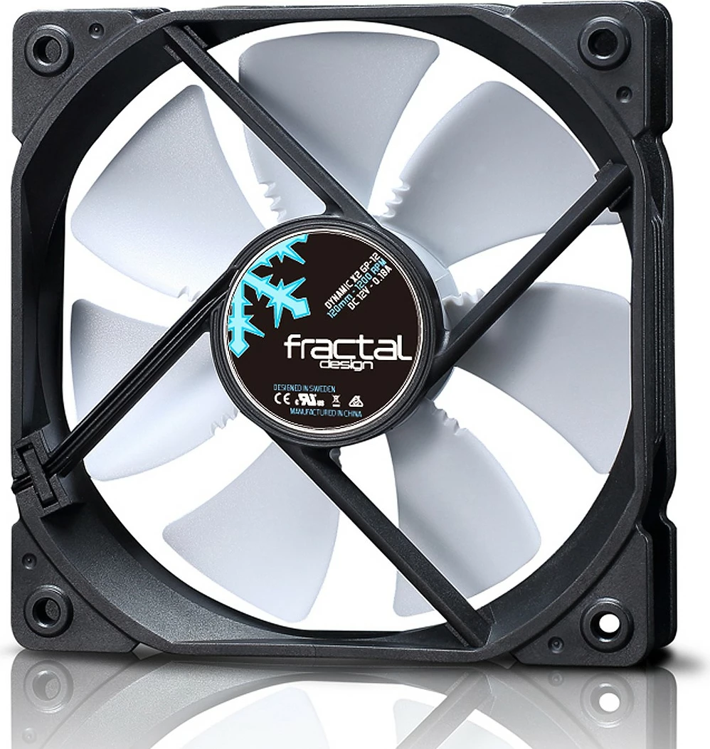 Ventilator za ohišje 14 cm, 1000 RPM, črn — Fractal Design Dynamic X2 GP-14