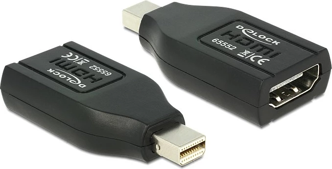 Adapter mini DisplayPort v HDMI DeLOCK 65552, črn