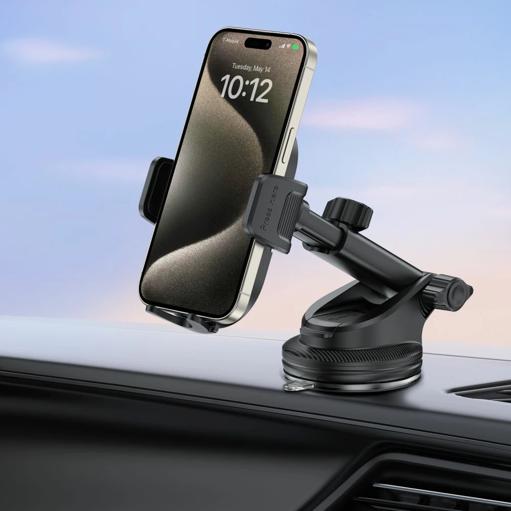 Univerzalni nosilec za telefon Tech-Protect V8, avto, črn