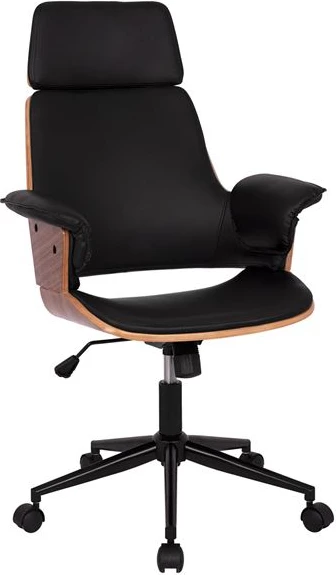 Direktorski pisarniški stol Superior Pro FH1110.01 orehova barva-črna 67x66x120 cm