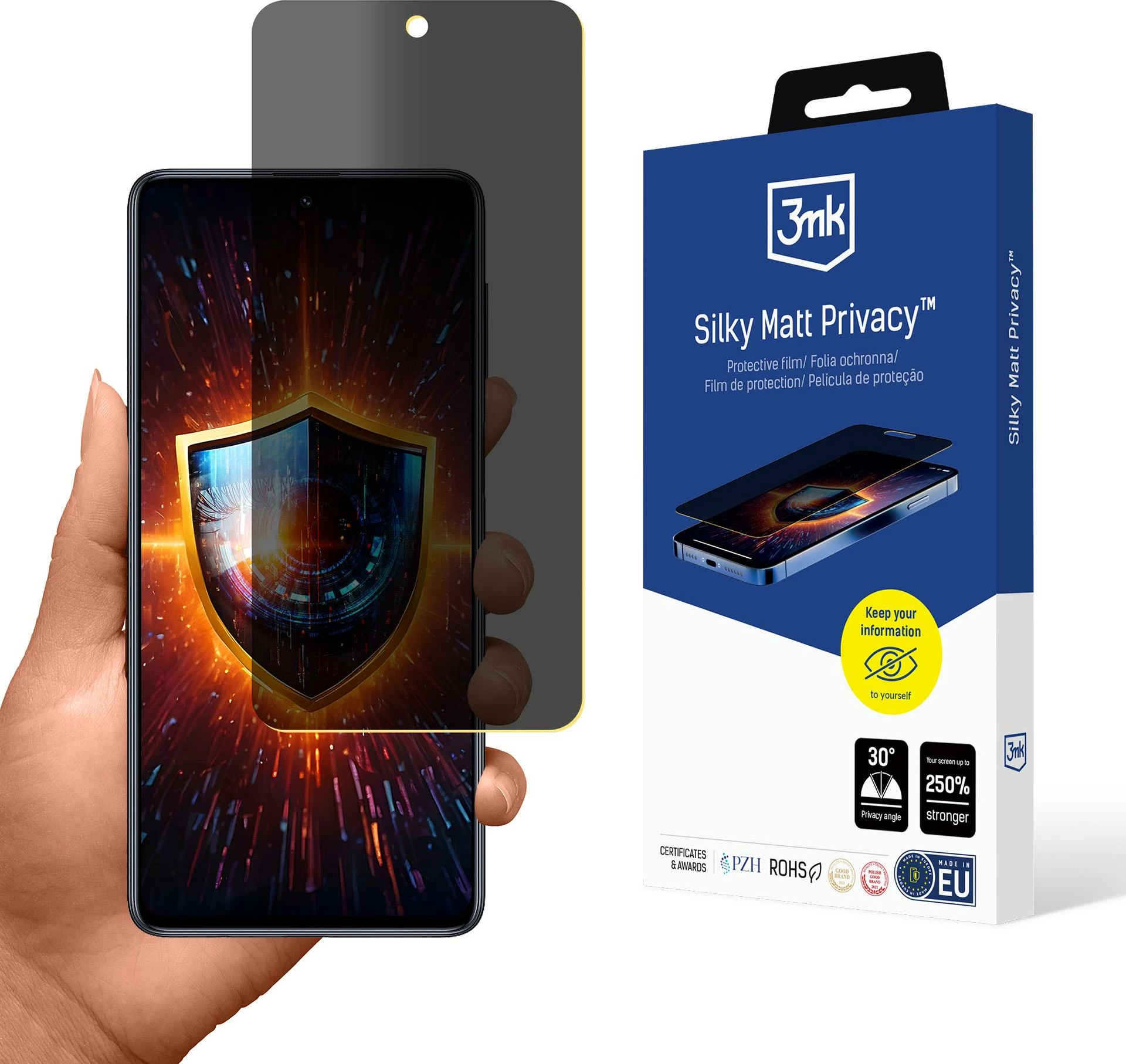Matr zaščita zasebnosti 3mk Silky Matt za Samsung Galaxy M51, mat