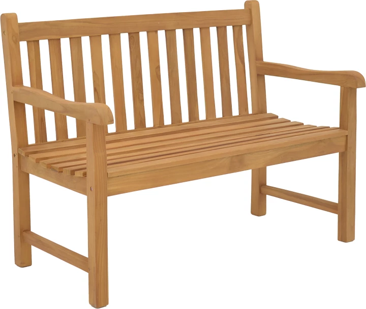 Sofa iz teakovine, Nat, naravna barva, 120x57x96 cm