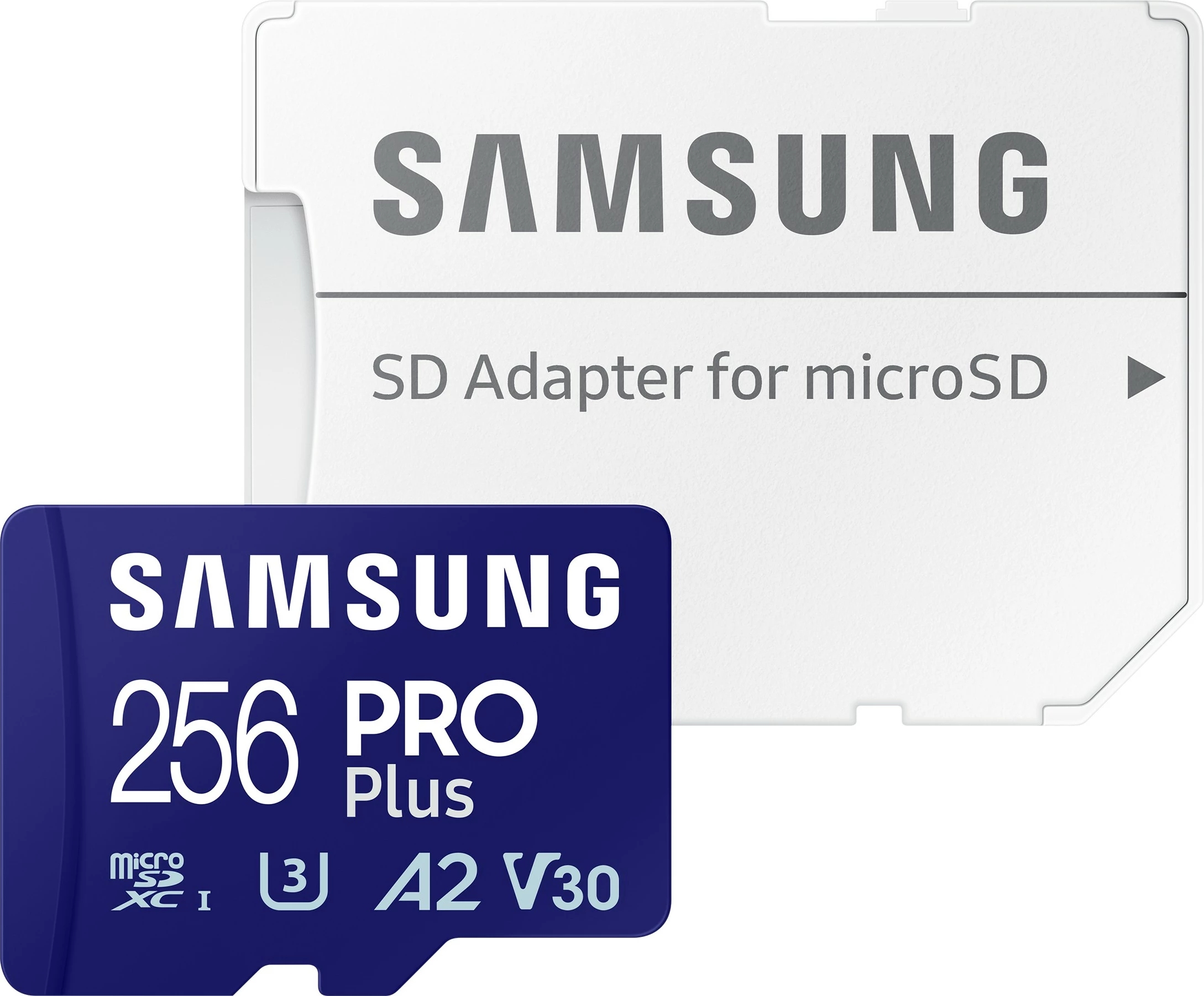 MicroSD kartica PRO Plus 256 GB, UHS-I, Class 3, 180/130 MB/s, modra — Samsung MB‑MD256SA/EU