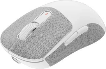 Brezžična ergonomska miška Fury Tanto T4, 12.000 dpi, 7 gumbov, bela