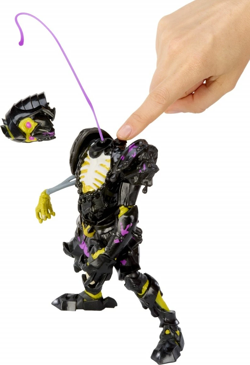 Akcijska figura Ninjombie Jonin Knight, MGA, 121992-EUC, z gibljivimi okončinami, 13 dodatki in sluz, 6+ let