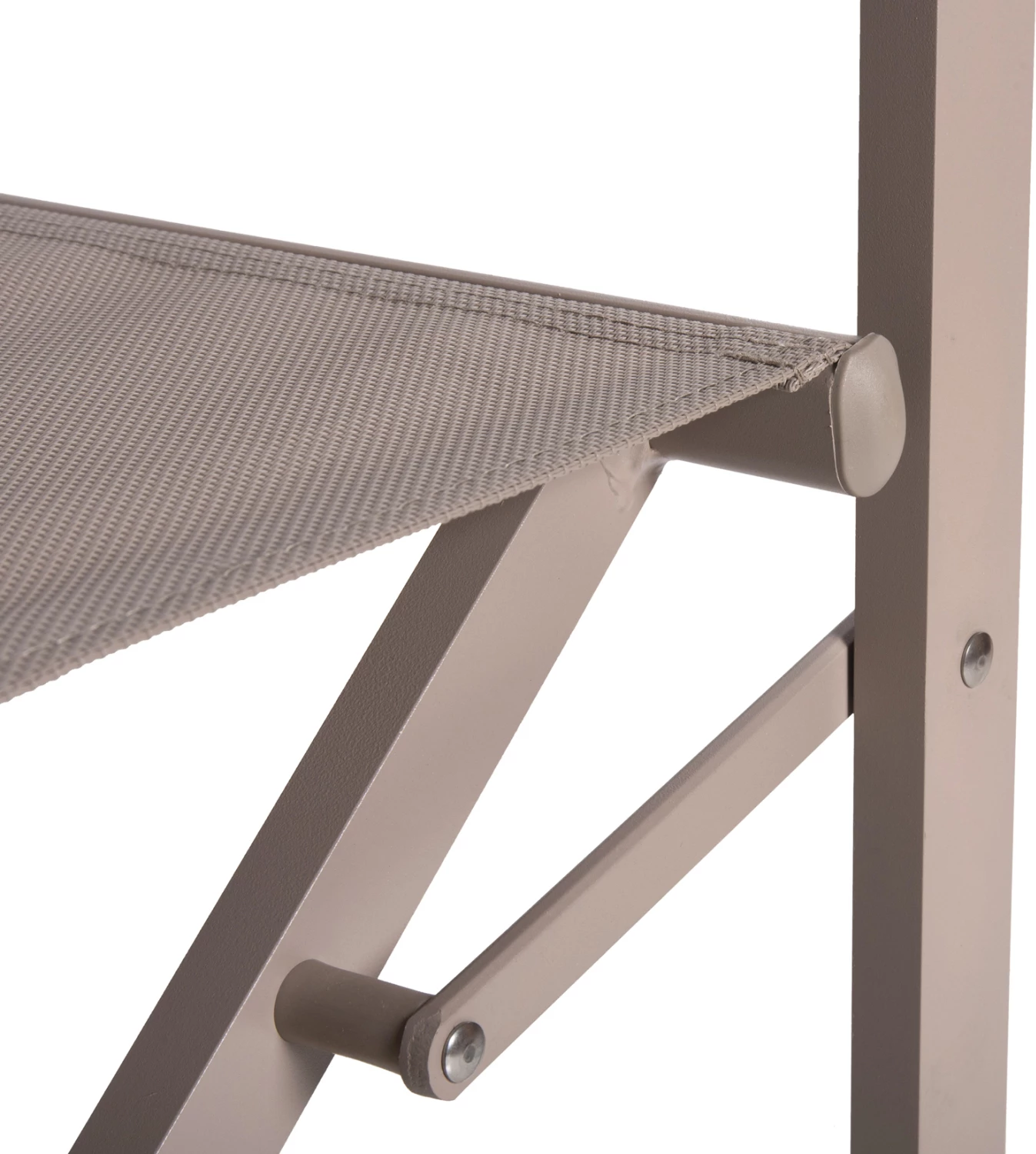 Režiserski stol aluminij DUPRE FH5094.03 barva šampanjca 57x48,5x85.5H cm
