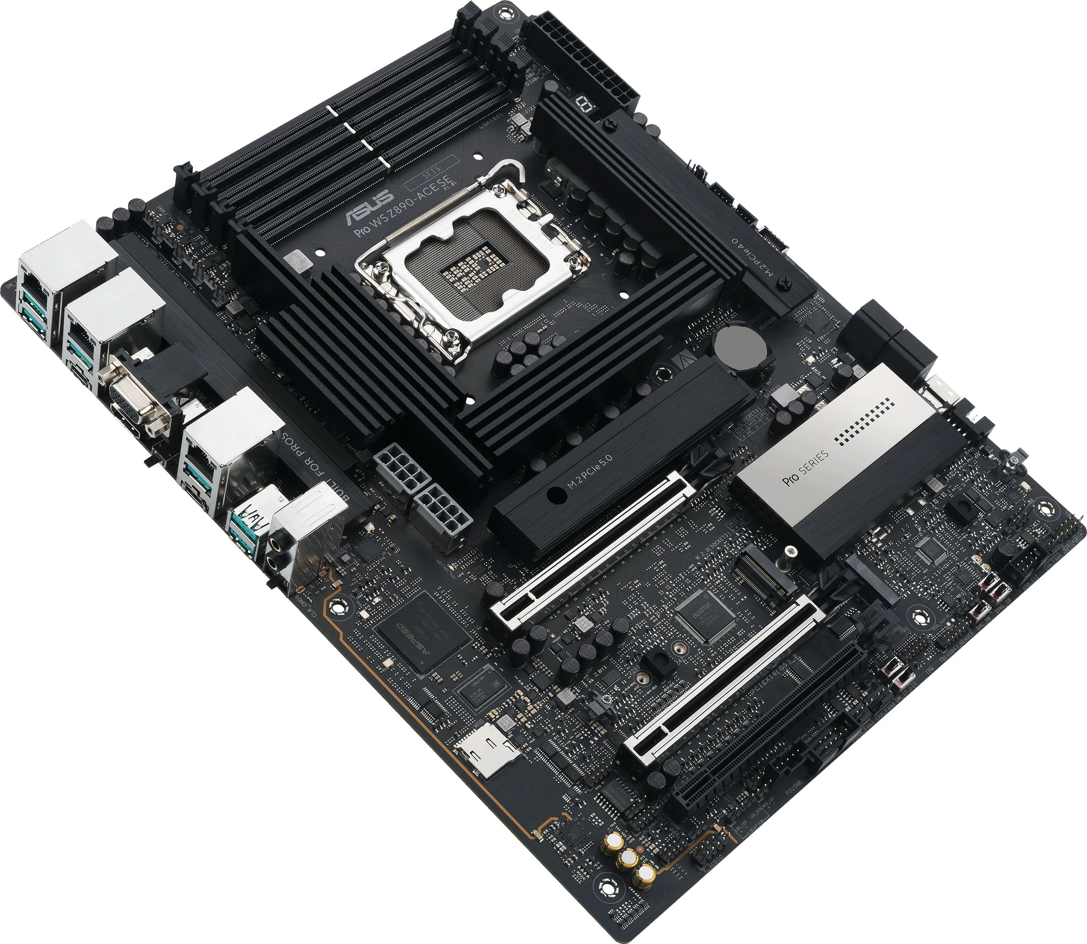 Plošča za delovno postajo ASUS Pro WS Z890-ACE SE, LGA 1851, DDR5 256GB, PCIe 5.0, Thunderbolt 4