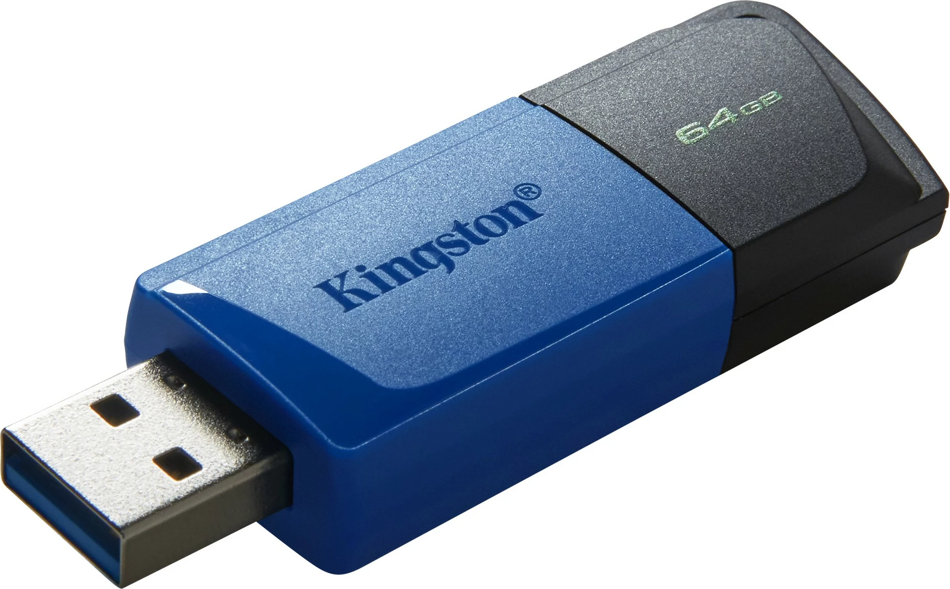 USB pomnilnik Kingston DataTraveler Exodia M, 64GB, USB 3.2 Gen 1, 2 kosa, črno + modro