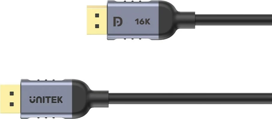 Kabel DisplayPort 1,5 m UNITEK C1626GY01, siv