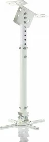Stropni nosilec za projektor ART RAMART P-107W, 45–76 cm, 15 kg, bel