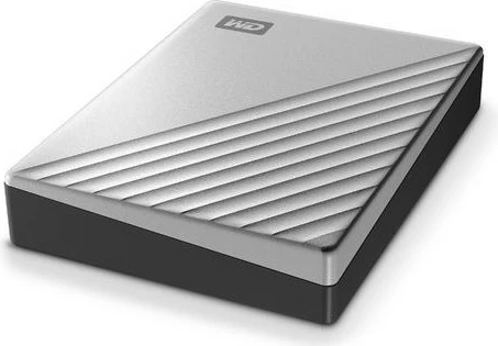 Zunanji trdi disk Western Digital My Passport Ultra 4TB, USB-C/USB3.0, srebrn