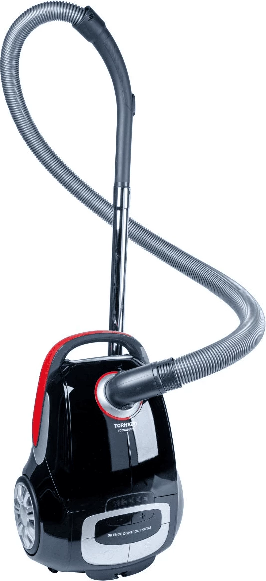 Sesalnik na kabel Tornado VCBKC800BC, standardni, rdeč na črnem