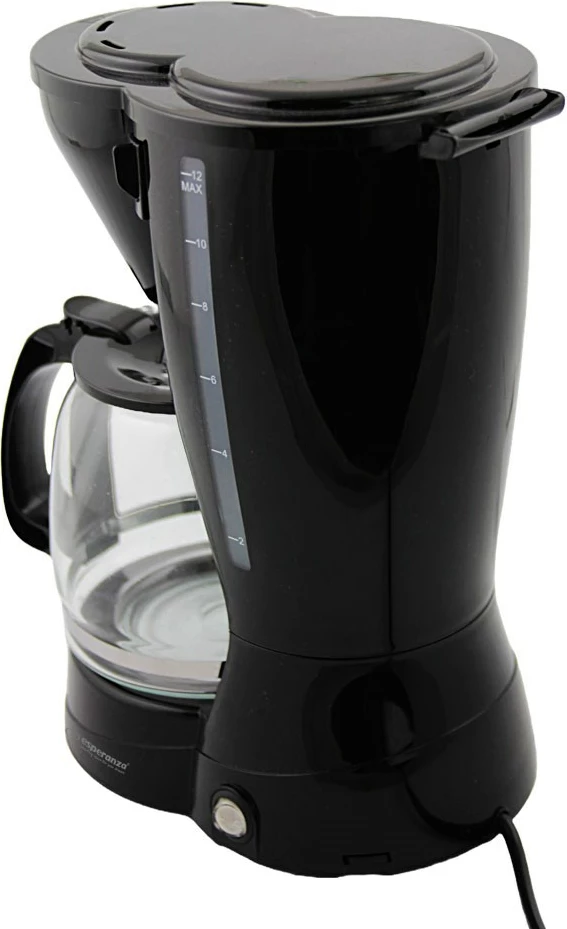 Kapučinarnik Esperanza EKC009, 1,5 L, črn