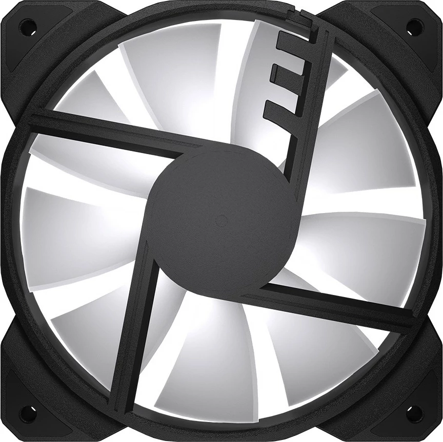 Ventilator za računalniško ohišje Cougar MHP 120 ARGB, 120 mm, črn