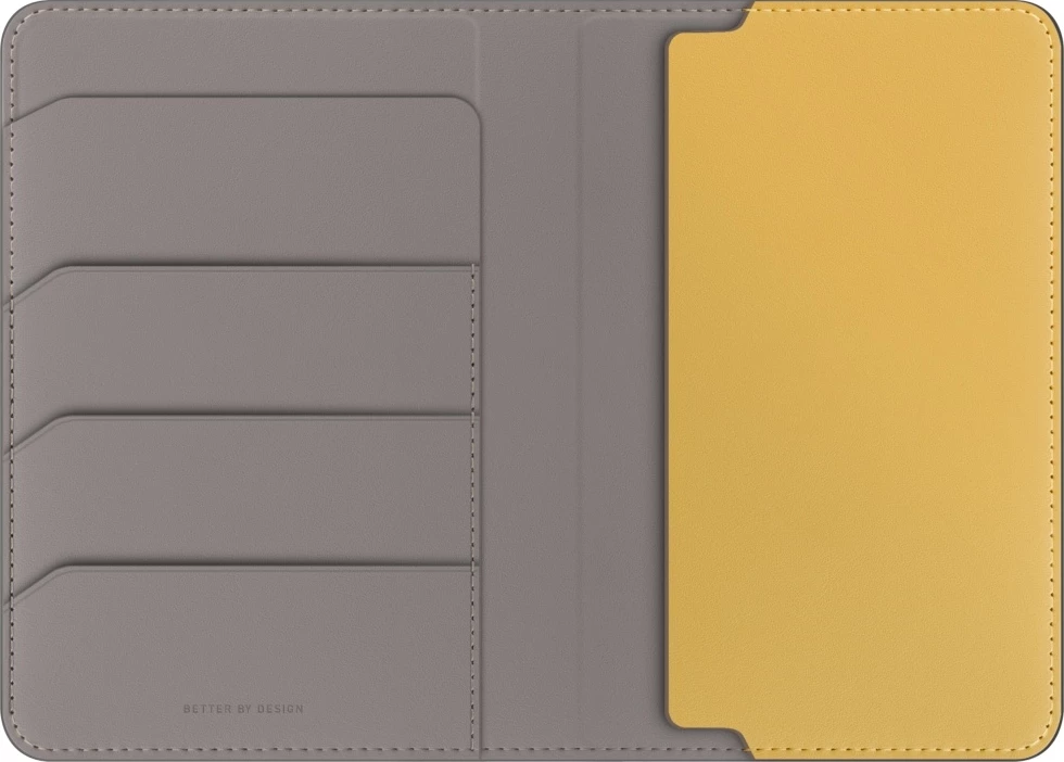 Ovitek za potni list UNIQ Belmont, RFID zaščita, sivo/vinsko rdeč