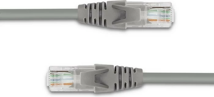 Mrežni kabel CAT5e, 5 m, RJ-45, siv, Qoltec