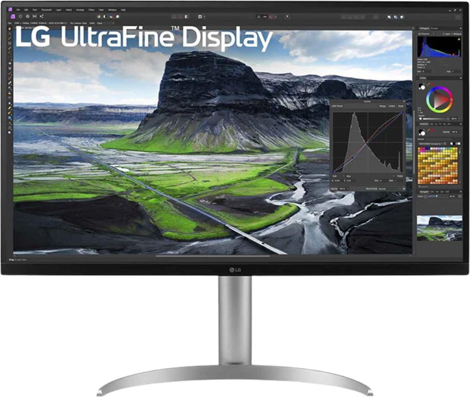 Monitor UltraFine LG 32UQ850V-W, 32-palčni, bel