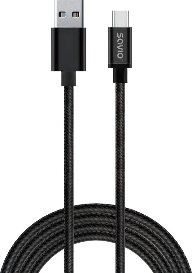 USB kabel Savio CL-129, 2 m, črn