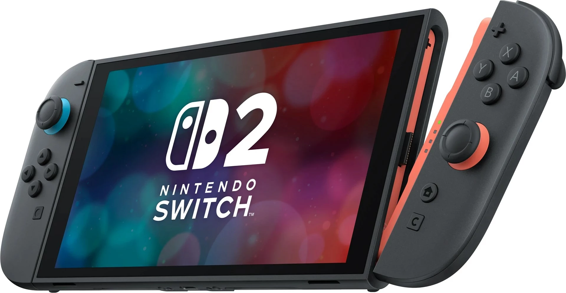 Prenosna igralna konzola z Mario Kart World, Nintendo Switch 2, 256 GB, 7,9" zaslon, črna