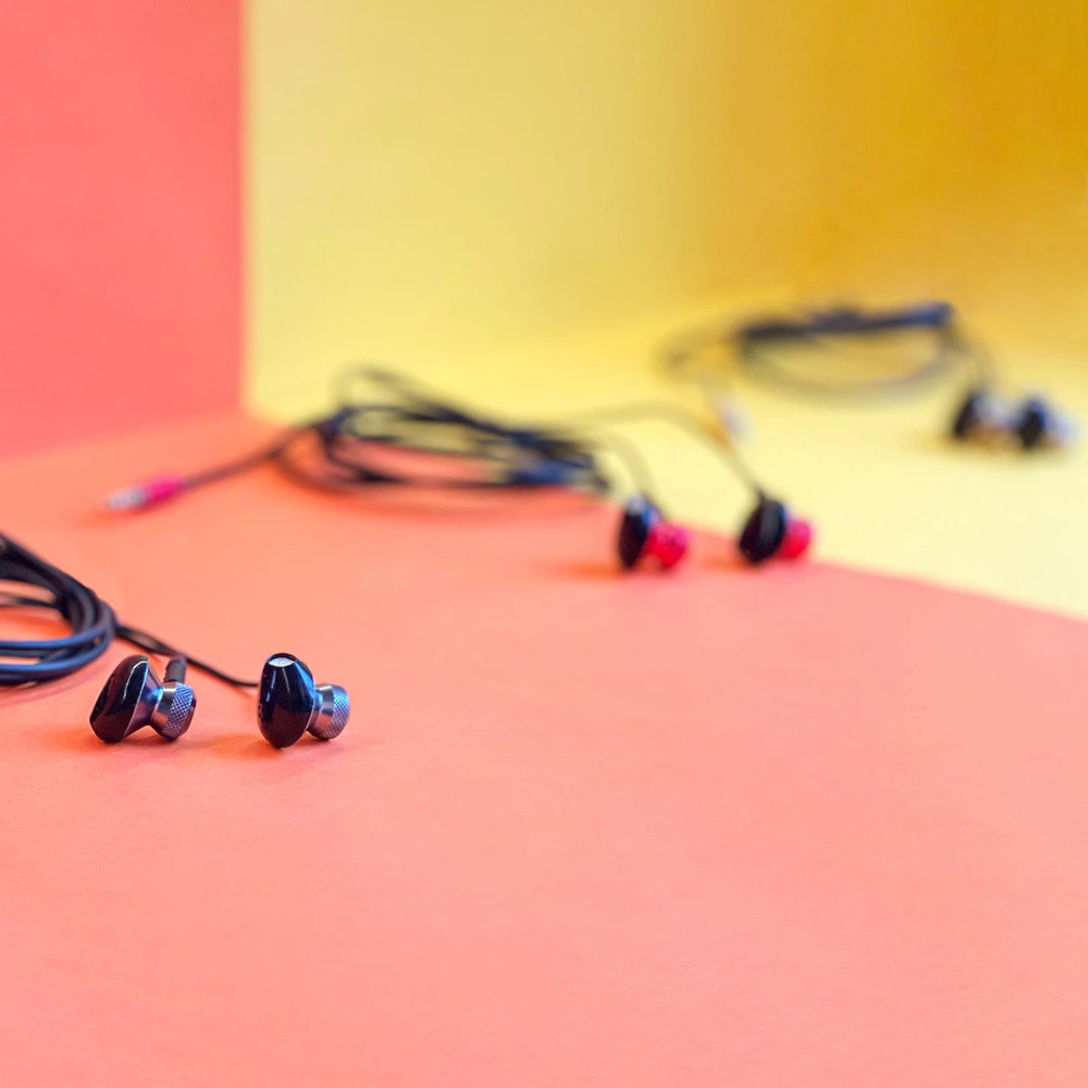 Slušalke z žico in-ear, mini jack 3,5 mm, kovinske, sive — Dudao X2C