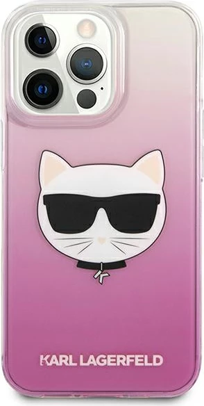 Hardcase za iPhone 13 Pro Max, Karl Lagerfeld KLHCP13XCTRP, rožnata