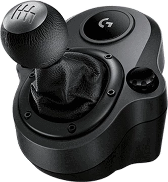 Menjalnik prestav za dirkalne simulacije, Logitech Driving Force Shifter 941-000130, 6-stopenjski z vzvratnim prestavljanjem, združljiv z G29/G920/G923, montaža s sponko, črn