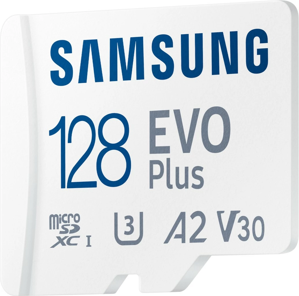 Kartica pomnilnika 128 GB Samsung MB-MC128S, MicroSDXC, UHS-I, 160 MB/s, Class 3 (U3), V30, bela