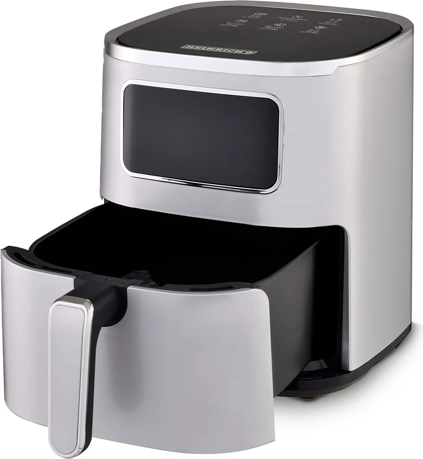 Zračna friteza HEINRICH'S HFR 8216, 5,0 L, 1450 W, srebrna