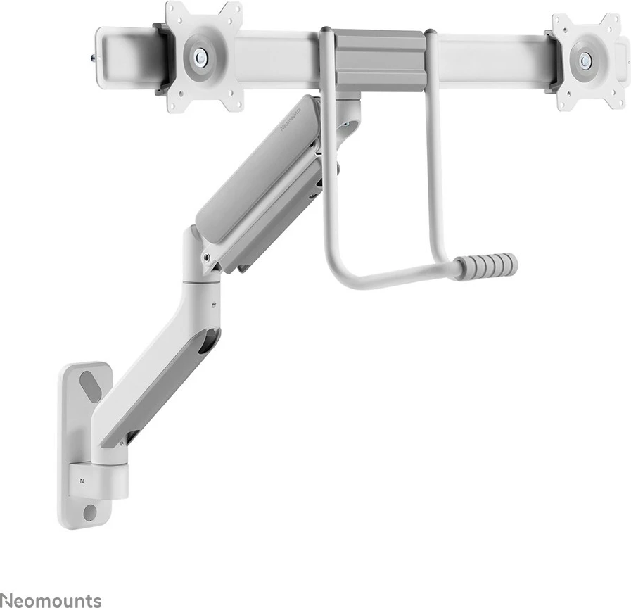 Adapter za steno za nosilec zaslona Neomounts AWL75-450WH, alumin, bel