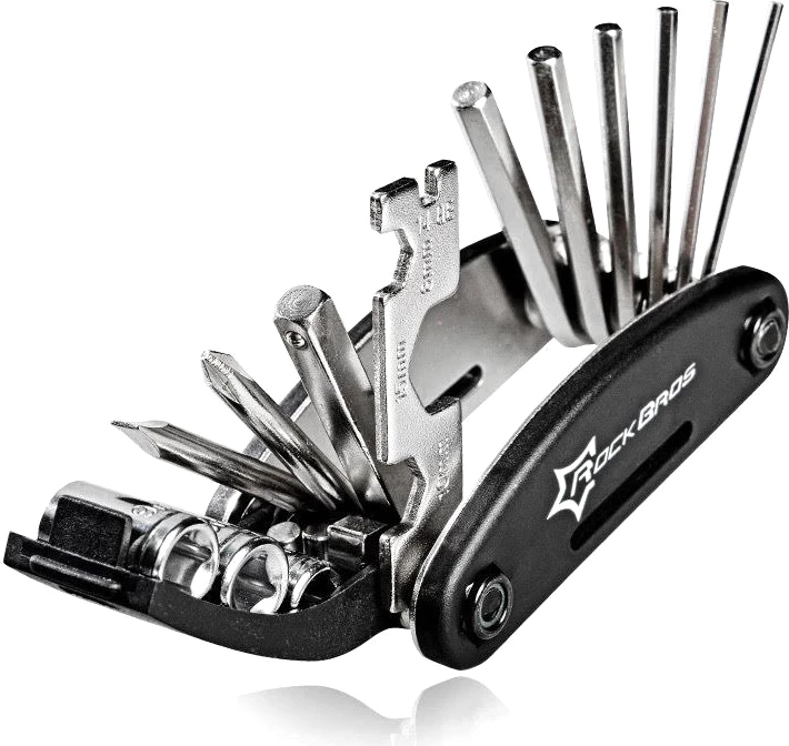 Večfunkcijsko orodje za kolo Rockbros GJ1601 16-v-1, črno