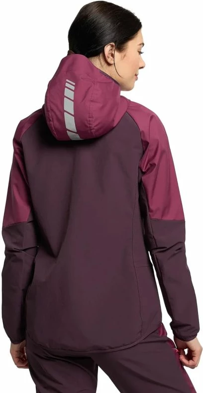 Jakna Alpspitze Hoody Jack Wolfskin, ženska, vijolična
