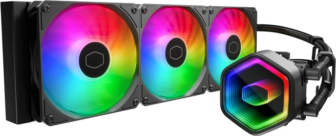 Vodni hladilnik Cooler Master MasterLiquid 360 Core II ARGB, črn