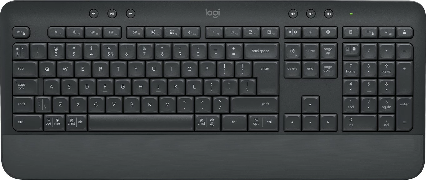 Brezžičen komplet miške in tipkovnice Logitech Signature MK650, Bluetooth, QWERTY, grafit