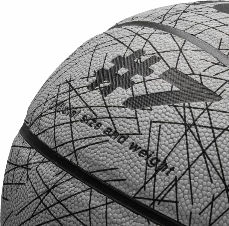 Košarkarska žoga Meteor Ghost 7, siva