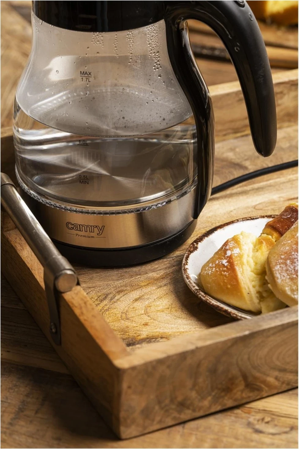 Električni grelnik vode Camry CR 1300, prozoren