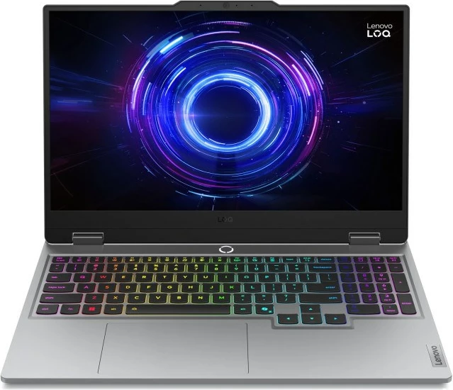Prenosnik za igre in delo Lenovo LOQ 15IRX10, 15,6", Intel Core i5-13450HX, 16 GB RAM, 512 GB SSD, NVIDIA RTX 4060, Luna Grey