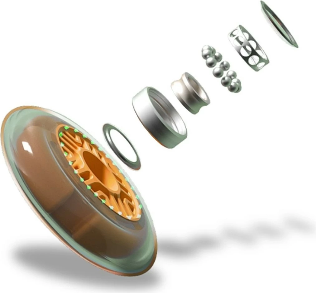 Poganjalec brez pedal z gravitacijskim mehanizmom, Milly Mally Gravity 5926, 4 LED kolesa, 3+, limeta rumena