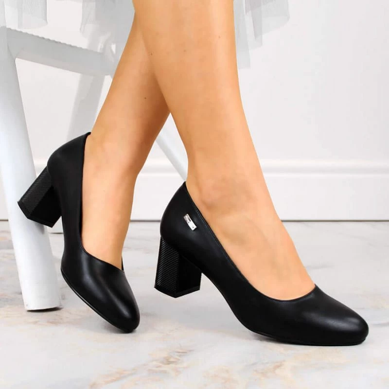 Elegantne ženske čevlje, Sergio Leone, črni