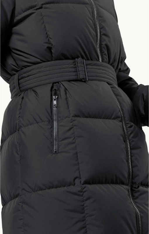 Topla ženska jakna Jack Wolfskin, črna