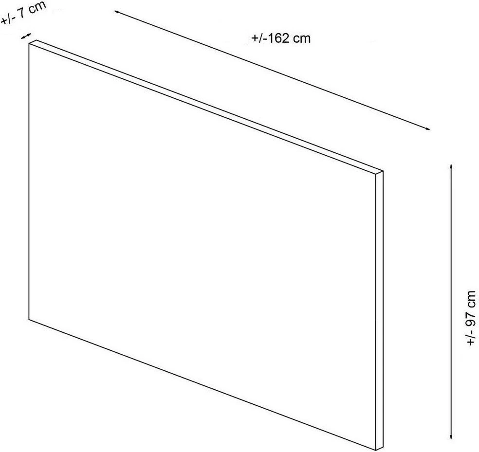 Glava postelje v bež barvi, Hanah Home Safir 160