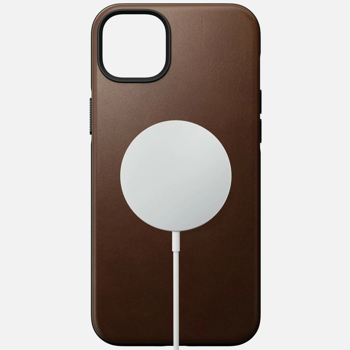 Ovitek za telefon Nomad Modern Leather Case za iPhone 14 Plus, rustikalno rjav
