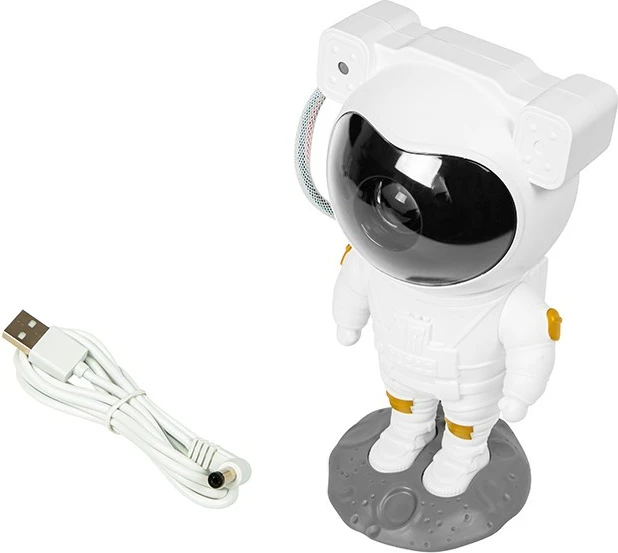 Nočna lučka z projektorjem, BLOW SKYSHOW astronaut, bela