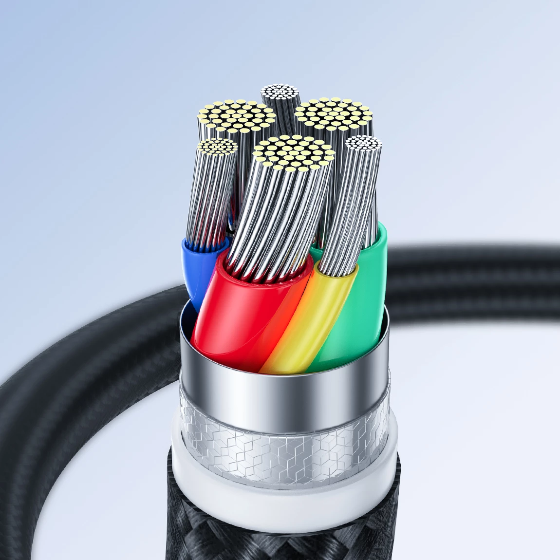 Kabel Joyroom Surpass Series A11, USB-A v USB-C, 1,2 m, 3A, črn