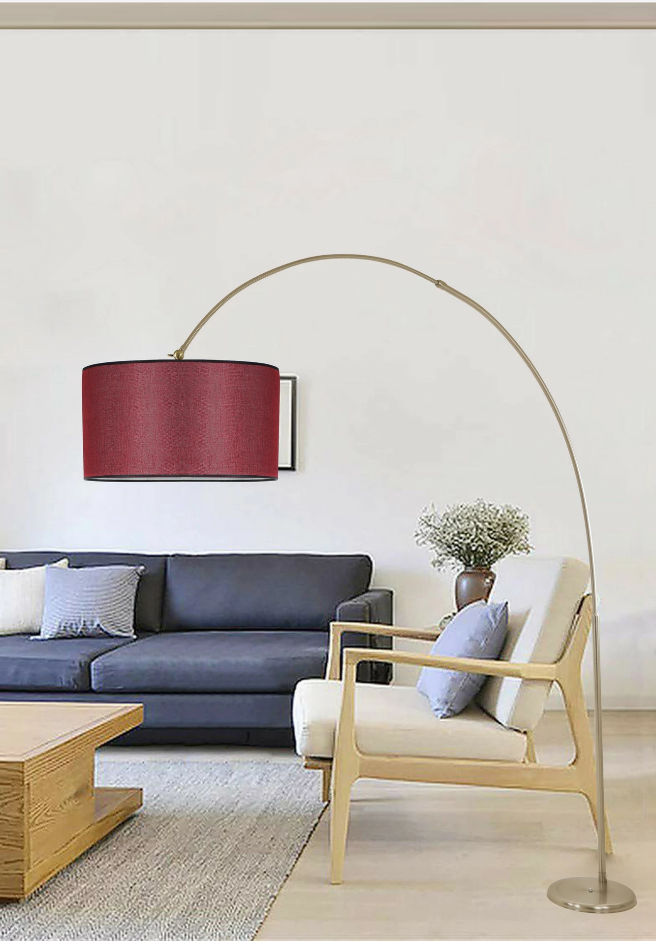 Talna svetilka, rdeča Claret, Opviq 8544-4